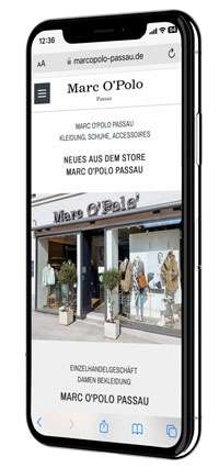 Smartphone - Marc O'Polo Stores: Passau, Straubing